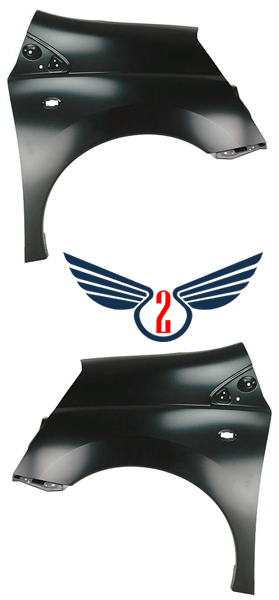 Крыло  Citroen  Jumpy 2007+  (С отверстиями повторителя поворота)