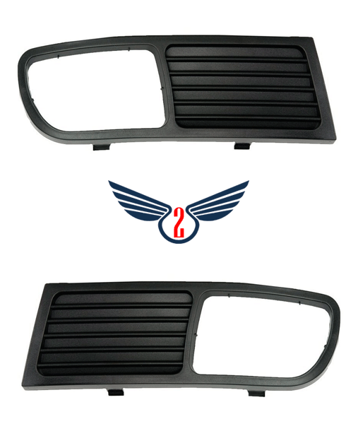 Решетка в бампер Seat Ibiza - Cordoba 1993-1996, с отверстием под противотуманные фары