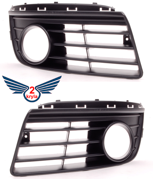 Решітка в бампер VW Golf V 2007-2009 (Під протитуманні фари)