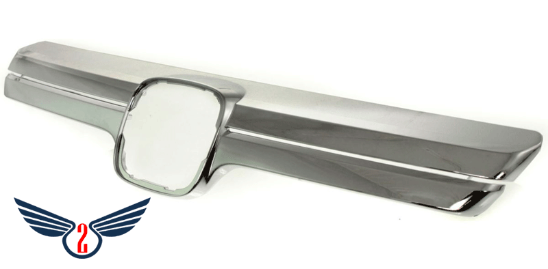 Решітка в капоті Honda CRV 2006-2009 (Зовнішня частина хромована накладка)