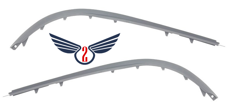 Спойлер бампера Peugeot 206 2009-2012