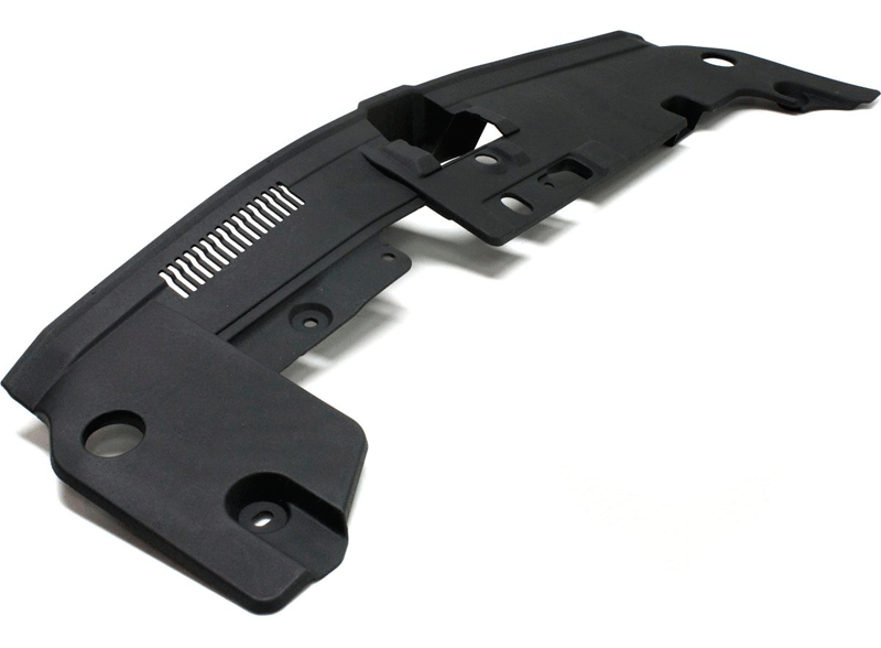 Накладка над радиатором Mitsubishi Lancer 10 2007-2010 (Пластиковая)