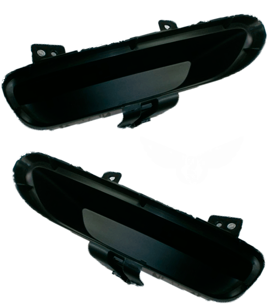 Решетка в бампер Mazda 6 GH 2008-2010 (Черная, нижняя заглушка)
