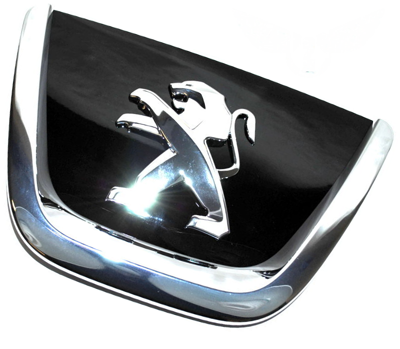 Знак на решітці Peugeot 308 2011+ (Хромированная)