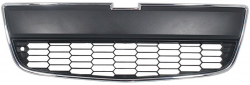 Решетка в бампер нижняя Chevrolet   Aveo T300 2012+ (Хромированная рамка)
